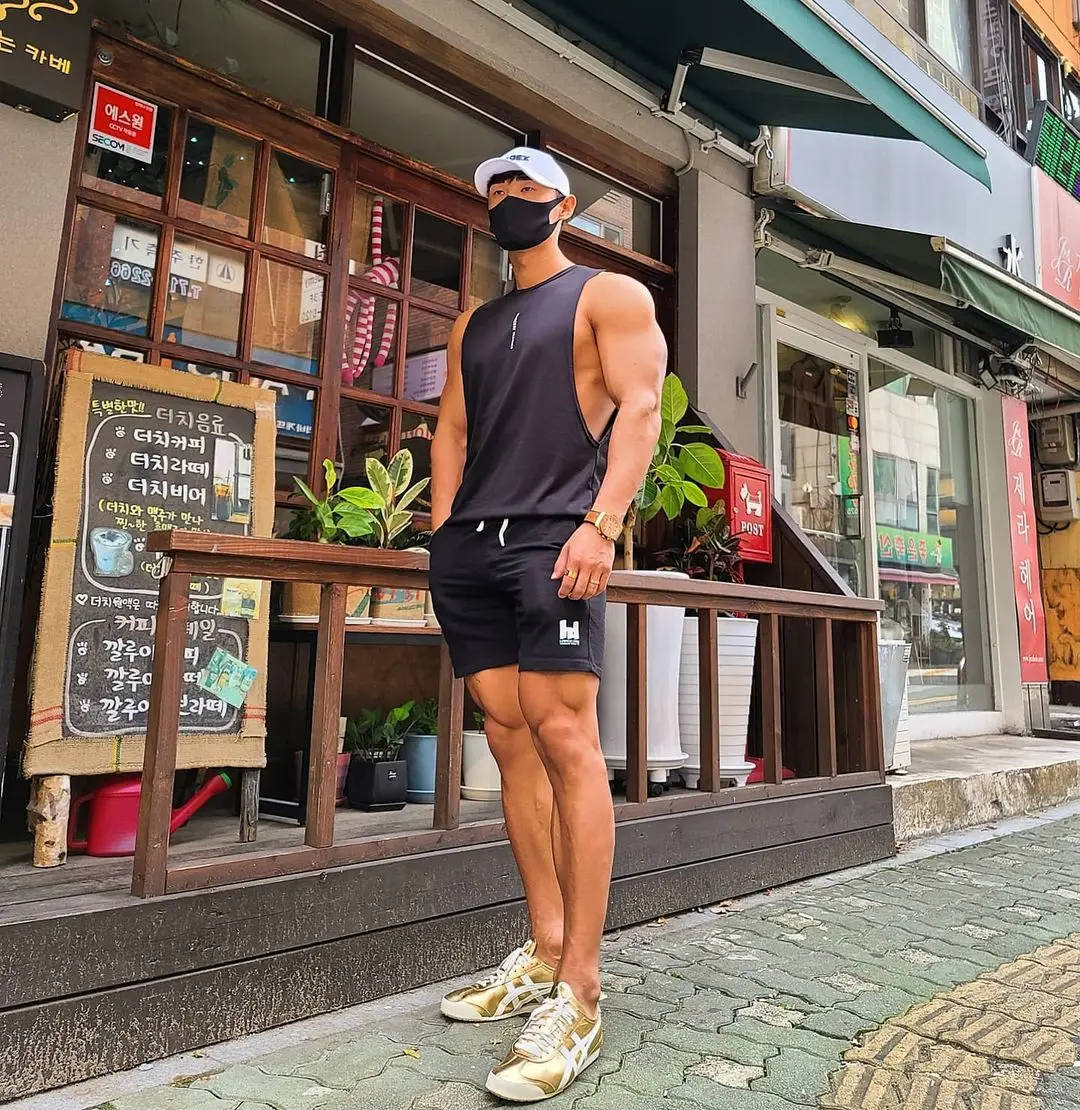 Майка мужская повседневная хлопковая рубашка без рукавов для бодибилдинга