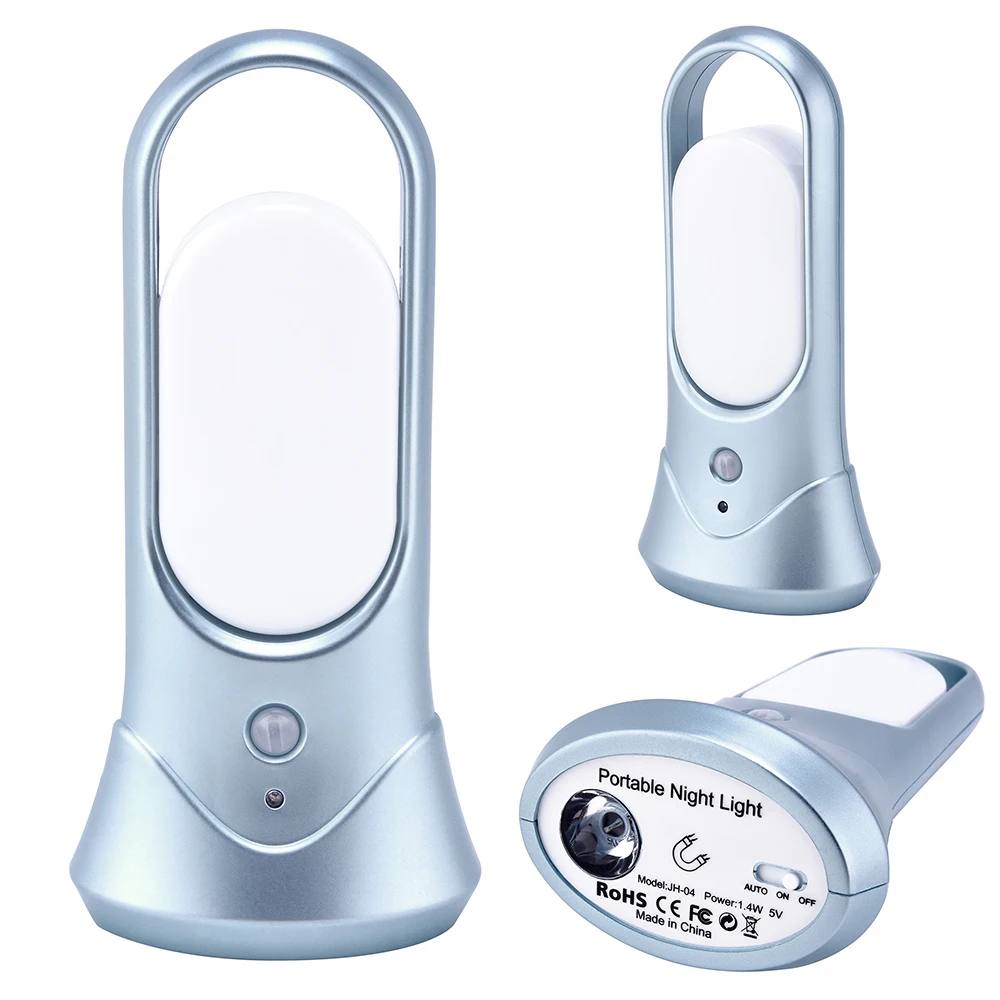 USB PIR Motion Sensor Night Light Emergency Torch Rechargeable Protable LED Magnetic Wall Lamp Reading | Лампы и освещение