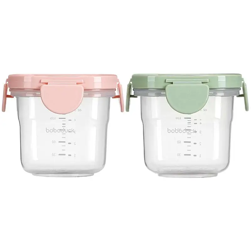 

2 Pcs Food Box Useful Fine Infant Food Container Baby Food Box Food Carrying Case