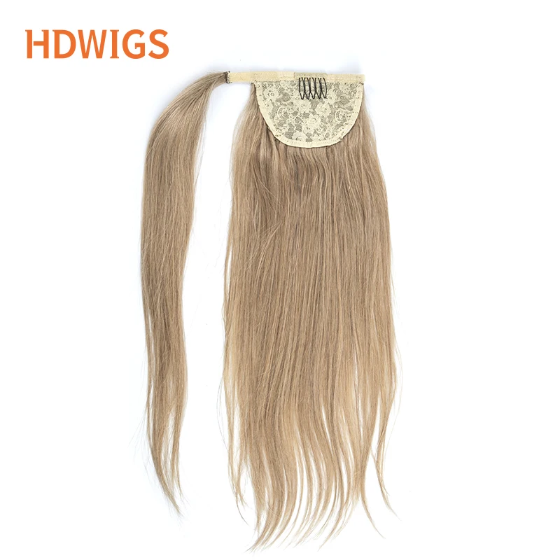 

HDWIGS человеческие волосы для конского хвоста 120 г Реми прямые европейские прически для конского хвоста 100% натуральные волосы для наращивани...
