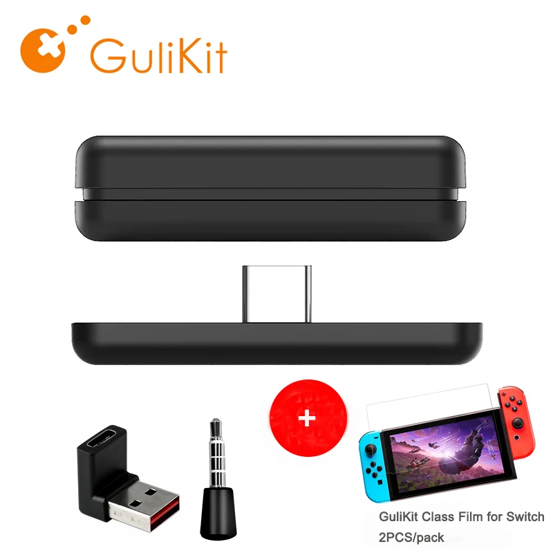 GuliKit NS07 самолетам Беспроводной Bluetooth аудио приемник передатчик адаптер USB C с