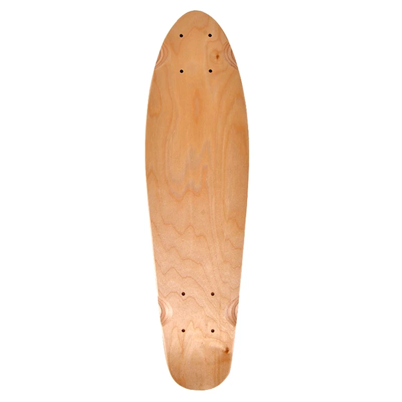 

New-22Inch Blank Skateboard Deck Natural 55.5X15cm Maple Banana Sliding Cruising Skating Single Rocker Board DIY Decks