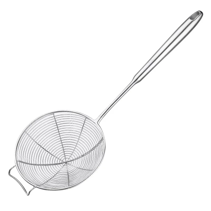 

Steekzeef van roestvrij staal 304 lijnfilter met haak, visnet scherm, keukengefrituurde lepel, groot kookpot hek
