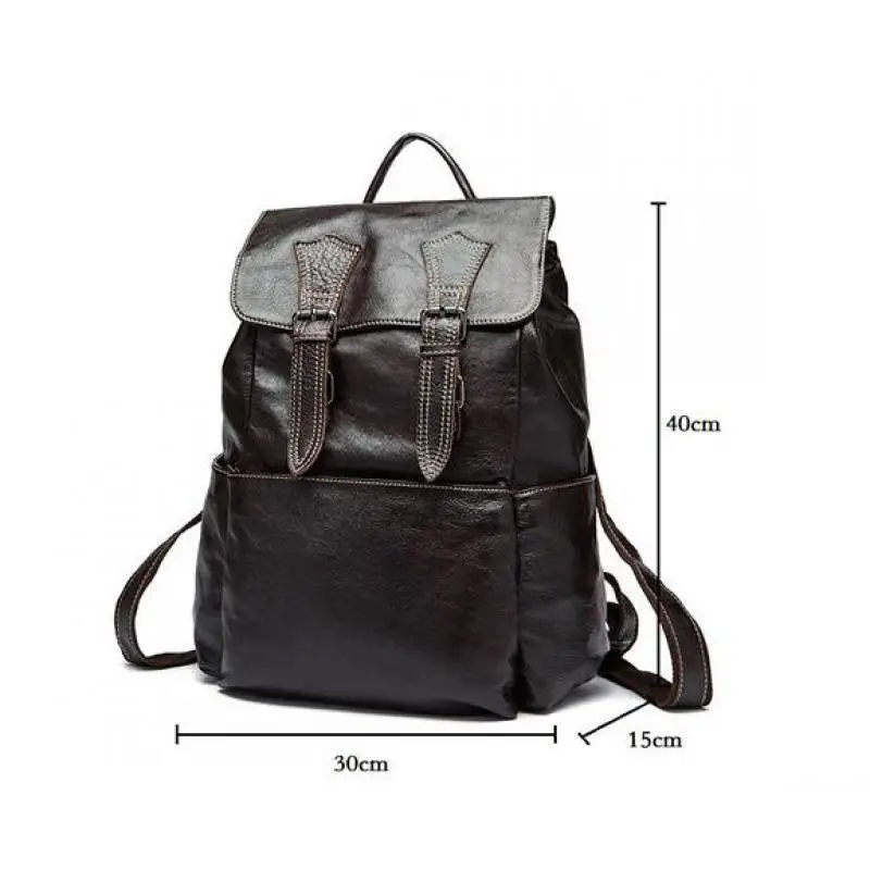 

YourSeason Korean Retro Genuine Leather Men Luxury Travel Backpack 2021 Casual Large Capacity Male Laptop Bags