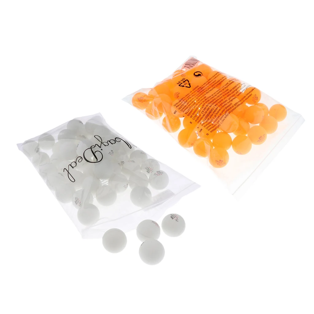 100 шт. 40 мм Премиум 3 звезды мячи для настольного тенниса мяч пинг понга Белый