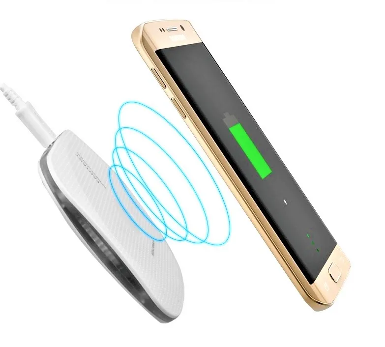 Беспроводное зарядное устройство QI без проводного провода быстрая Беспроводная