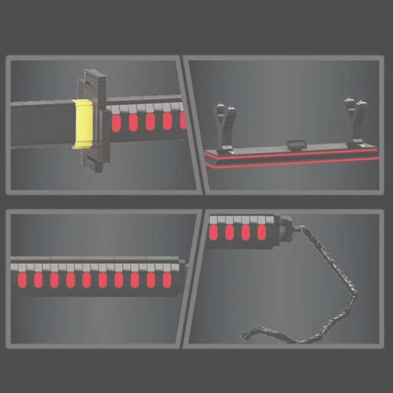 

New 898pcs IDEAS 1:1 Scale Tachi Creator Building Blocks Samurai Sword Bricks Cold Weapon Models Kids DIY Toys Children Gifts