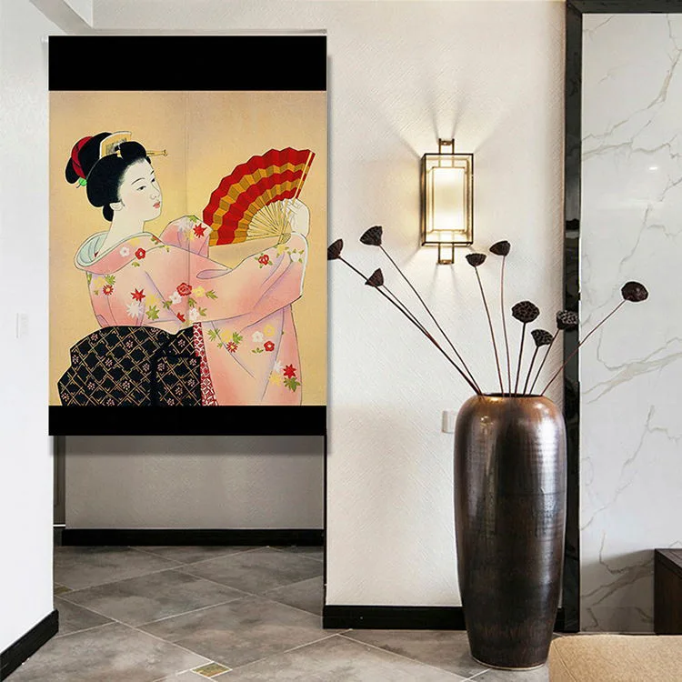 Занавеска для дверей и ресторанов в японском стиле декоративная занавеска