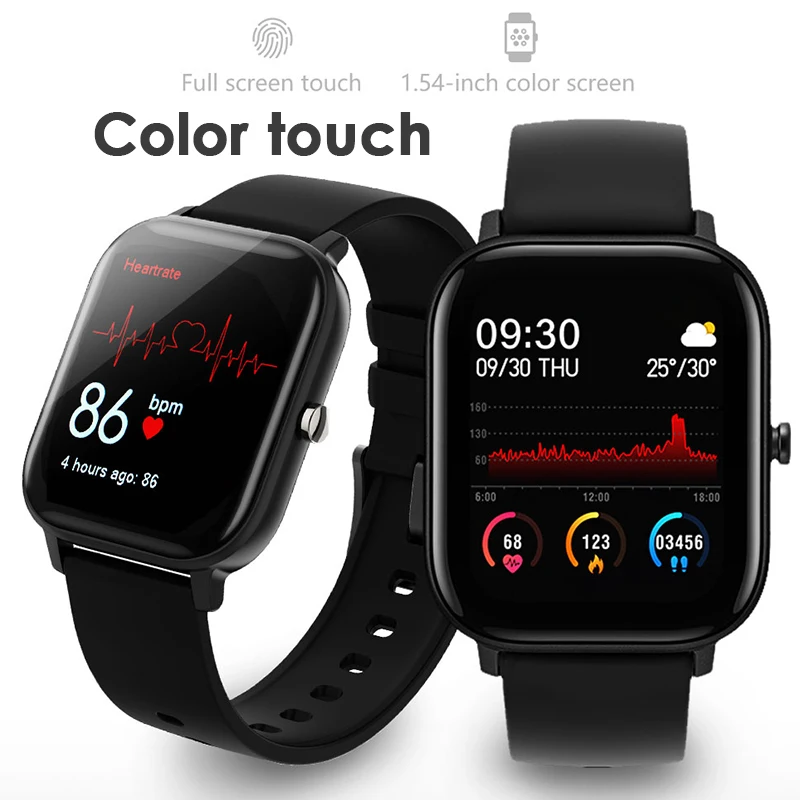 Смарт часы женские TouchIP67 водонепроницаемые спортивные с браслетом Android для