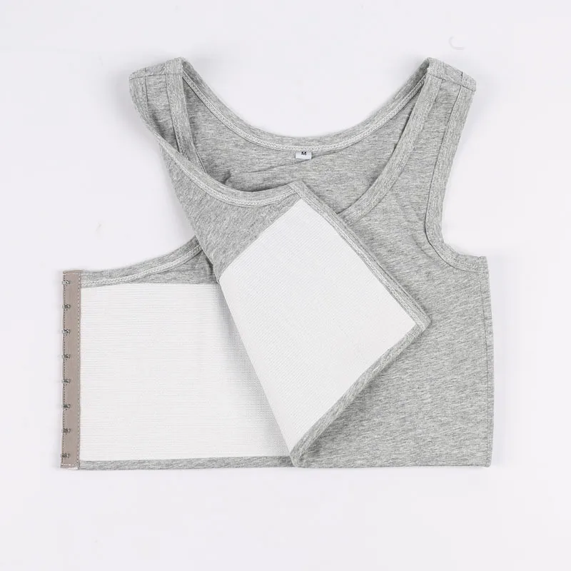 Chest Breast Binder for Big Boobs Trans Tomboy Les Short Strengthen Bandage Short Shaper Undershirt Women Cosplay Vest Tank Tops