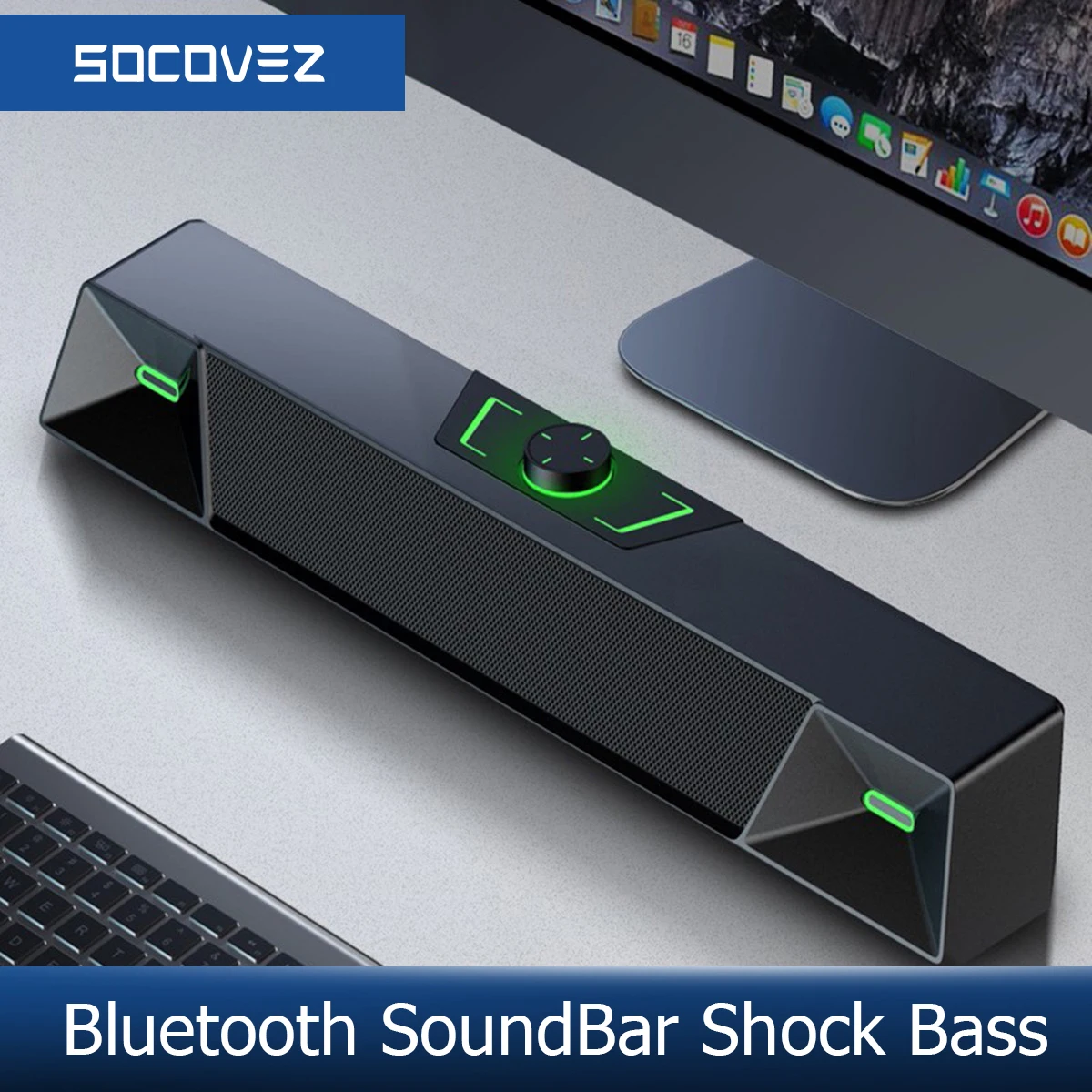 

Bluetooth Динамик Настольный Тетрадь Беспроводной Динамик 3D стерео панель объемного звука сабвуфер V1 PRO для телефона PC Театр ТВ плеер