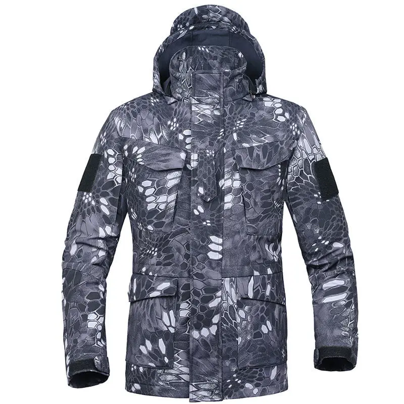 Мужская кожаная водонепроницаемая куртка на ветровом стекле с - Цена: 1967.86