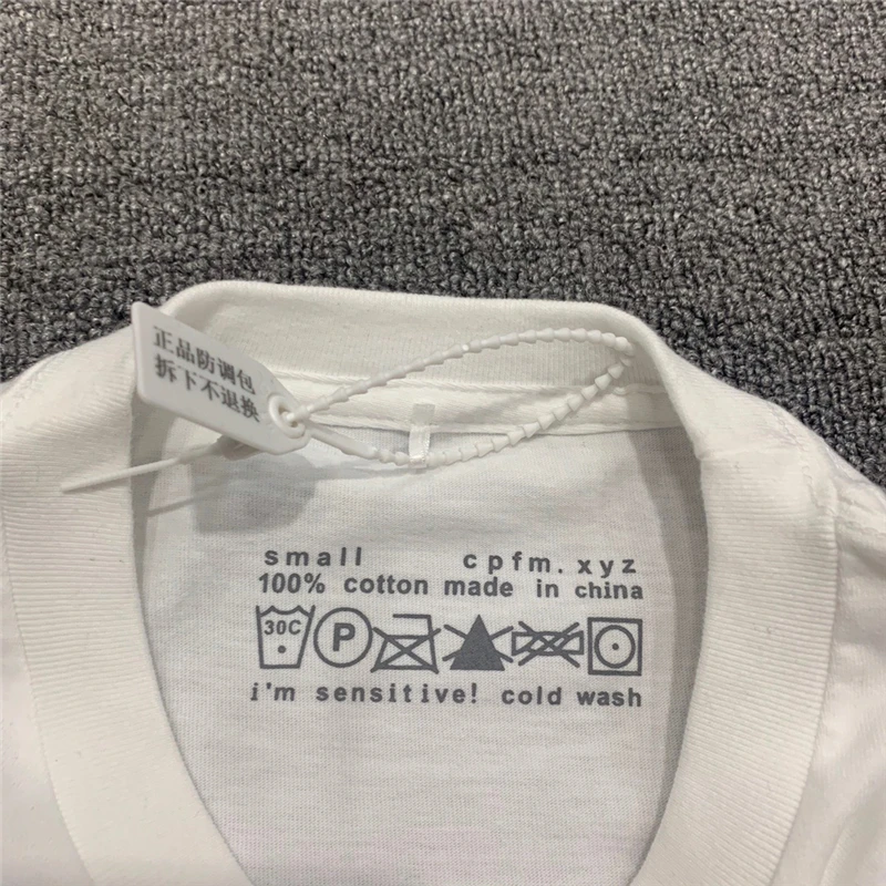 Футболка CPFM.XYZ для мужчин и женщин топ в уличном стиле с принтом кактуса растения