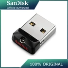 Двойной Флеш-накопитель SanDisk мини флеш-накопитель USB 2,0 CZ33 64 ГБ USB флэш-накопитель 32 Гб оперативной памяти, 16 Гб встроенной памяти Memory Stick U диск Флешка-ключ для ПК