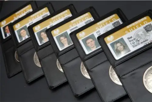 Спецназ для косплея по фильму Shield S.H.I.E.L.D. Металлический значок и кожаный