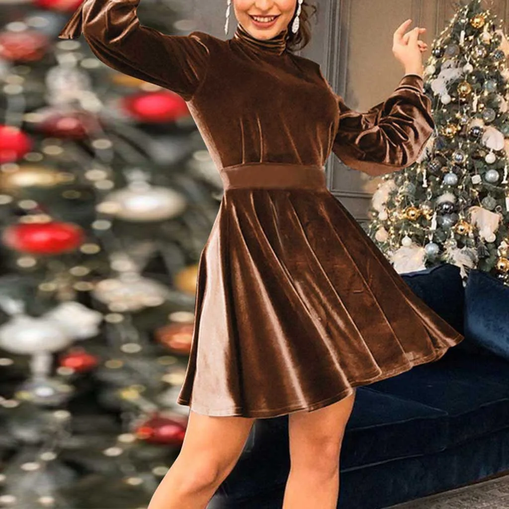 Женское бархатное платье для выпускного бала с длинным рукавом элегантное