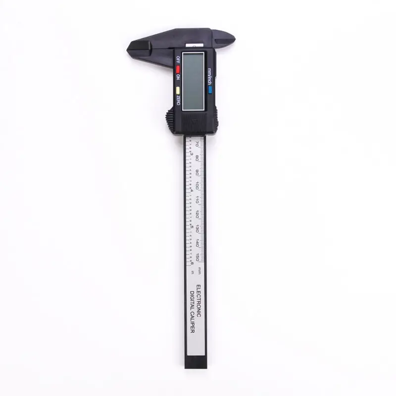 

Universal 150mm 6-inch ABS Plastic LCD Screen Display Digital Electronic Gauge Vernier Caliper Micrometer Accessories