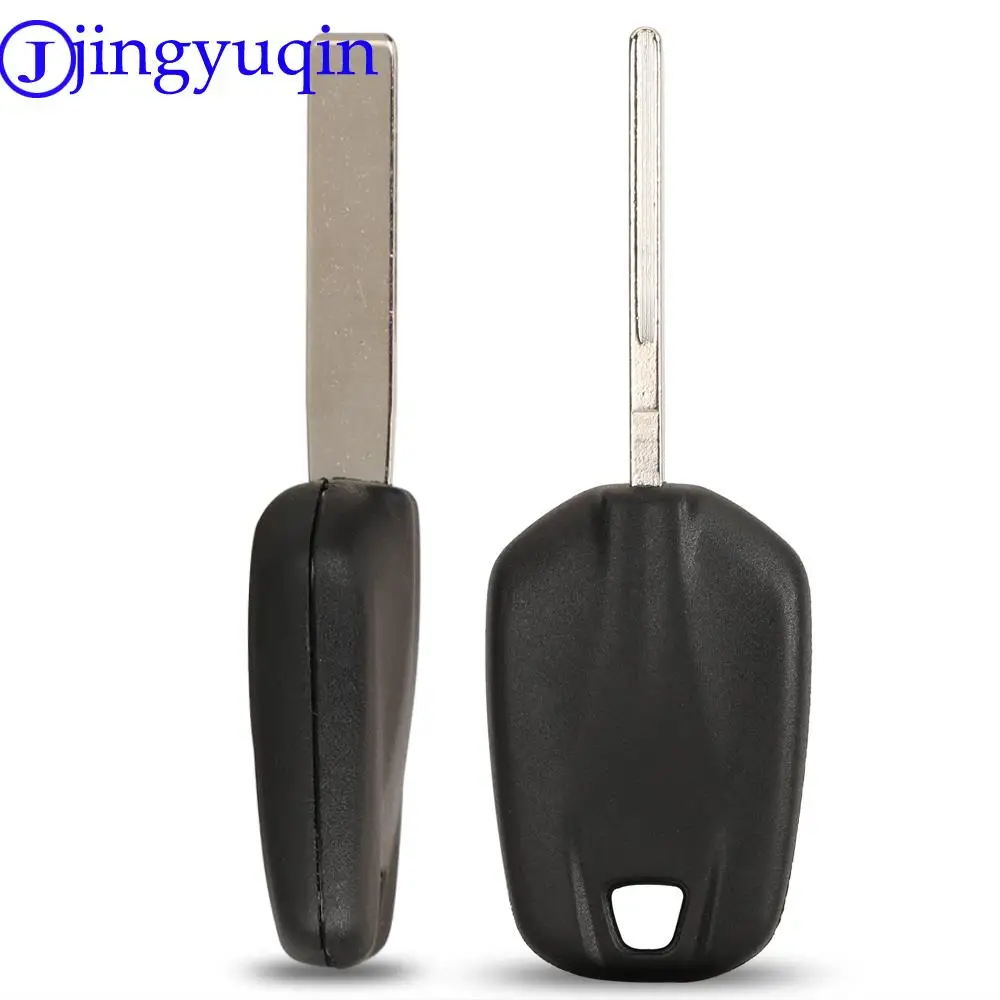 

jingyuqin Transponder Uncut Blank Car Key Shell Case Replacement Fob No Chip For Peugeot 508 With HU83 Blade