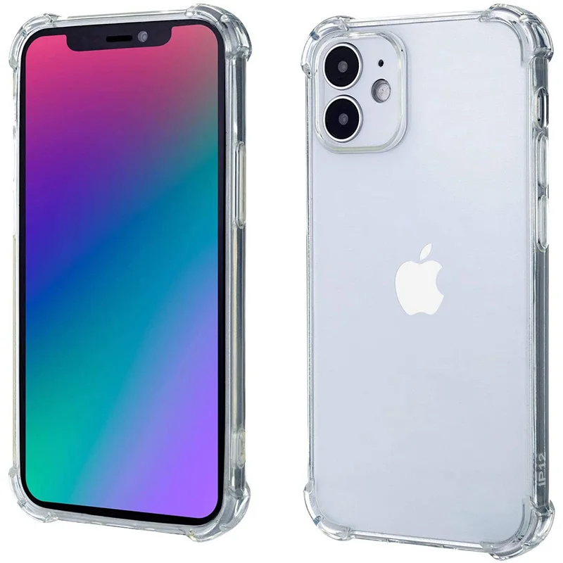 

Shockproof Phone Case For iPhone 11 12 Pro Max Xs X Transparent Silicone Case For iPhone 7 8 Plus SE 2020 XR 11 Cases Back Cover
