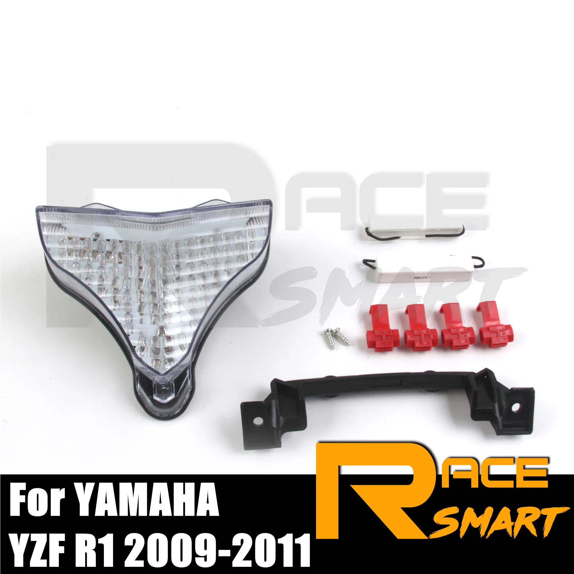 

E-Mark мотоцикл LED Сигналы поворота Стоп-сигнал задний фонарь для YAMAHA YZF R1 2009 2010 2011 YZF R1 YZFR1 YZF-R1 09 10