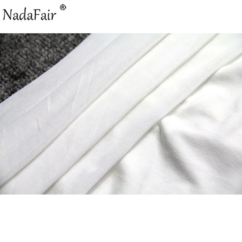 Сексуальное женское Сетчатое платье Nadafair с открытыми плечами осенне-зимнее