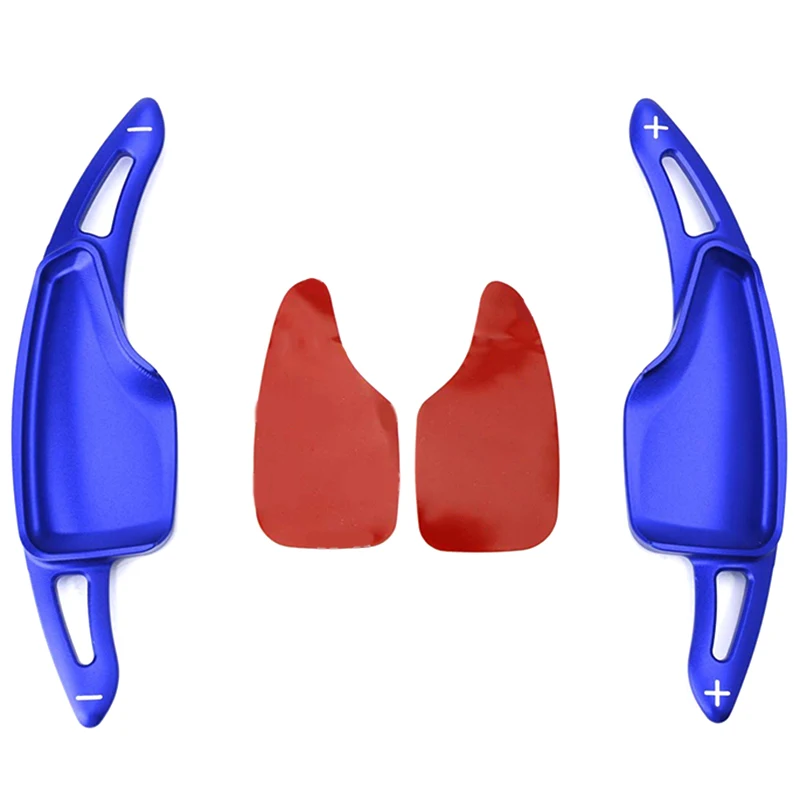 Голубой алюминиевый рычаг переключения передач на Руль с ЧПУ для Chevy 2014-2019 C7 Corvette