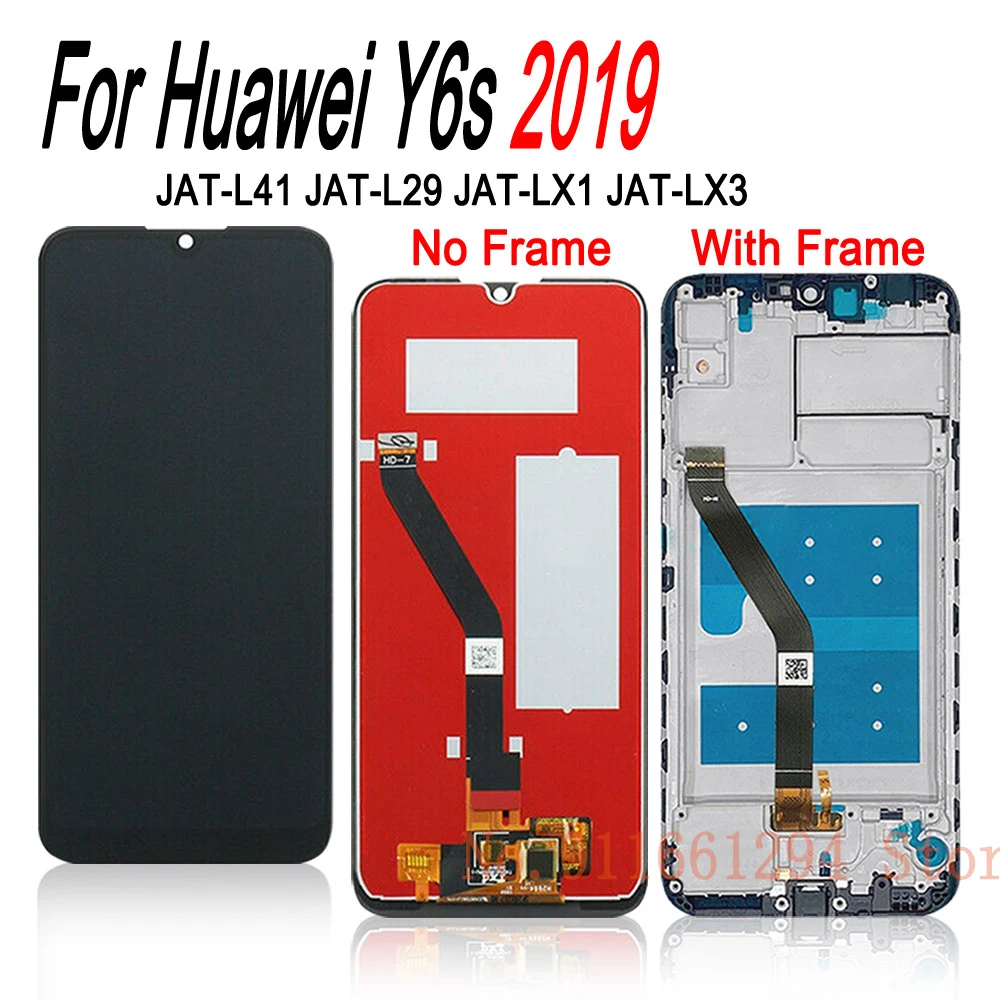 ЖК дисплей 6 09 дюйма для Huawei Y6s 2019 с сенсорным экраном цифровой преобразователь в