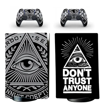 Eye of Providence PS5 Digital Edition Skin Sticker Decal Cover for PlayStation 5 Console & Controllers PS5 Skin Sticker Vinyl
