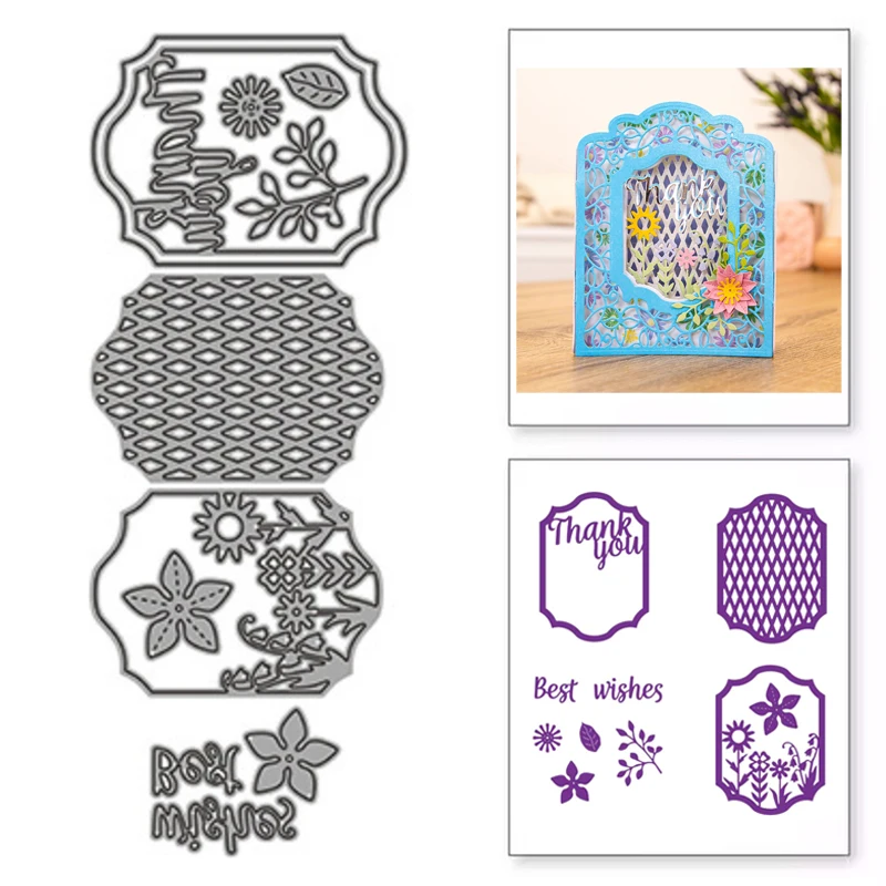 

Photo Frame Accessories New Metal Cutting Dies Stamps Metal Dies Scrapbooking Mold Cut Handmade Tools DIY Craft Decoration 2021