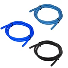 Универсальный 1 м длинный автомобильный вакуумный силиконовый шланг для гонок трубы синий черный