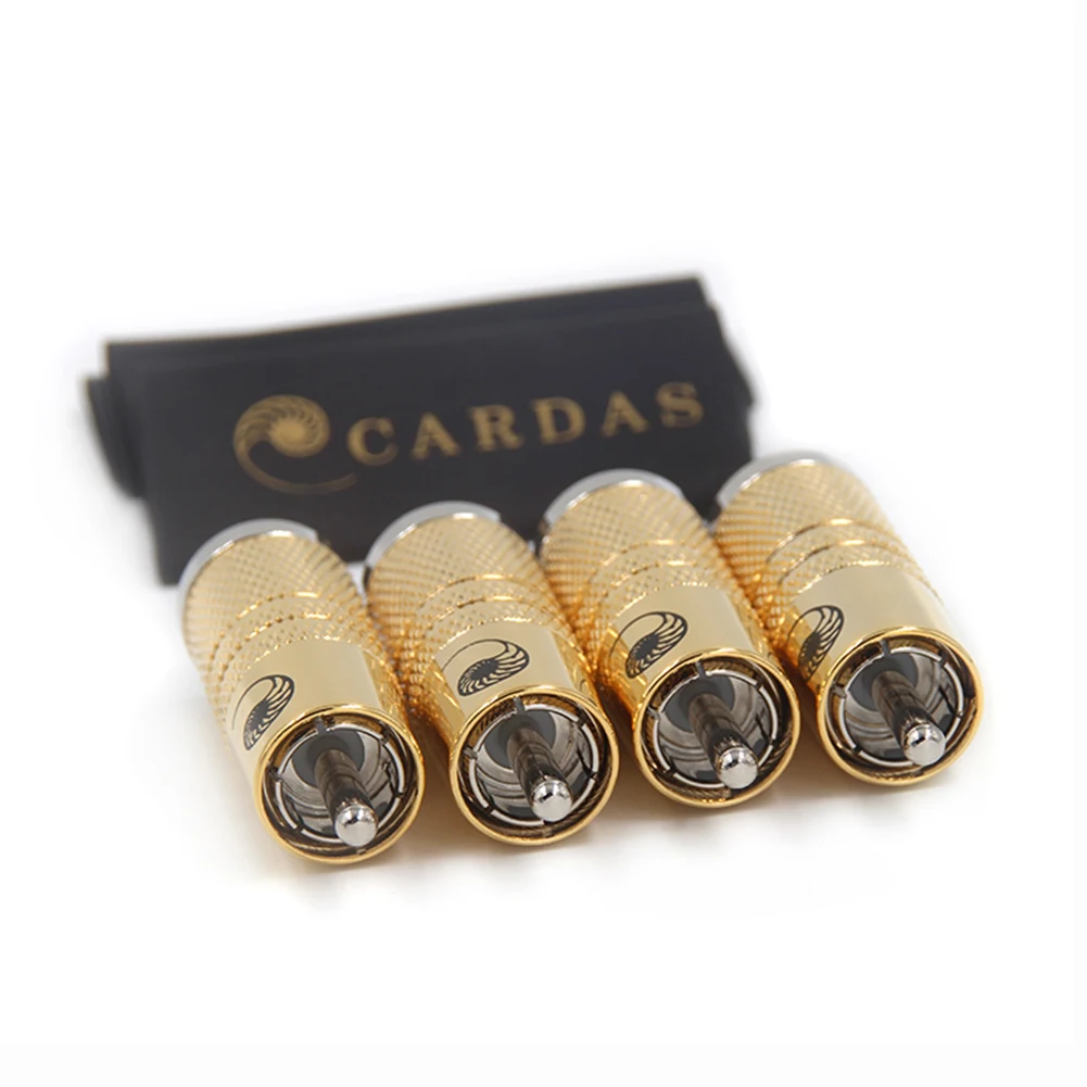 4 шт. посеребренные разъемы RCA Cardas соединительный кабель Электрический штекер