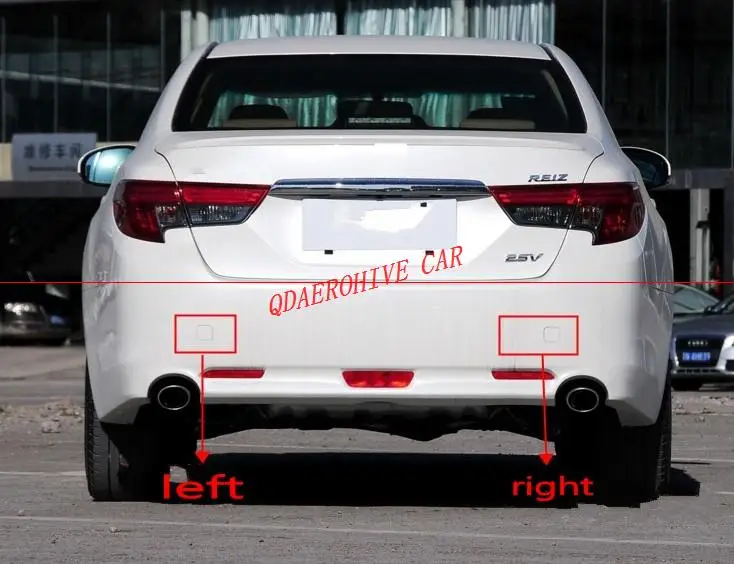 

QDAEROHIVE rear Bumper Trailer Cover Tow Bracket Cover Bumper Tow Hook Cover Cap for TOYOTA REIZ 2013-2017 new
