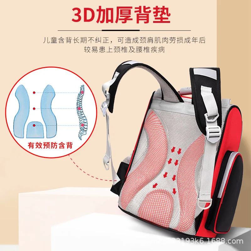 2023 School Bags Children Backpacks kids Orthopedic School Backpacks Polyester 3D carton school Backpack Boys Mochila Infantil