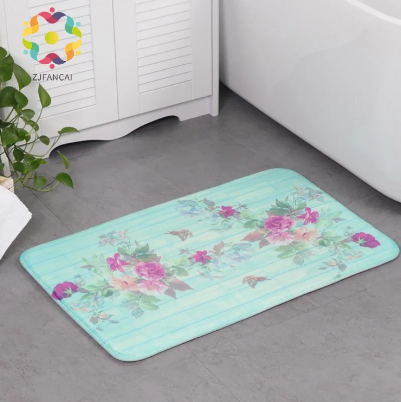 Европейский фланелевый хлопковый коврик с принтом SBR эффектом памяти заводской