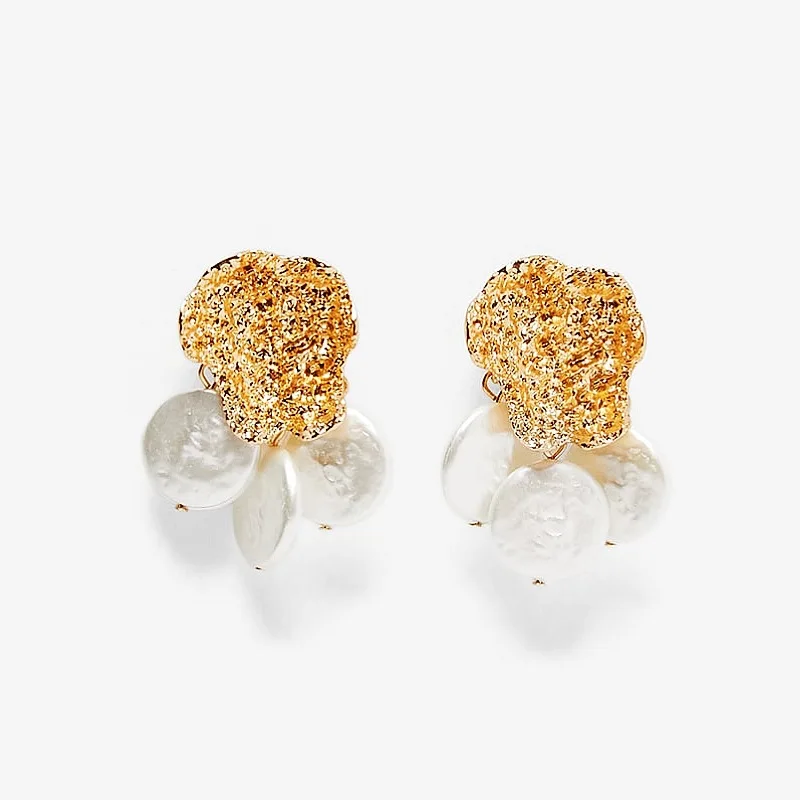 

Special Shaped Vintage Imitation Irregular Earrings Baroque Earrings