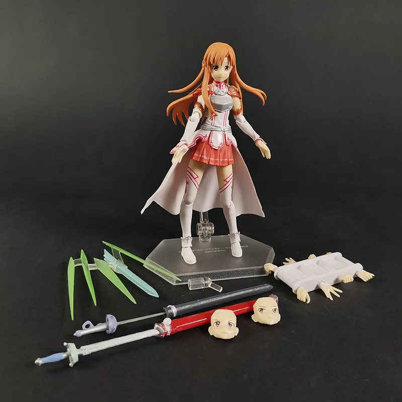 Фигурка Figma Sword Art Online Kirito 174 Asuna 178 коллекционная фигурка модель игрушка в подарок -
