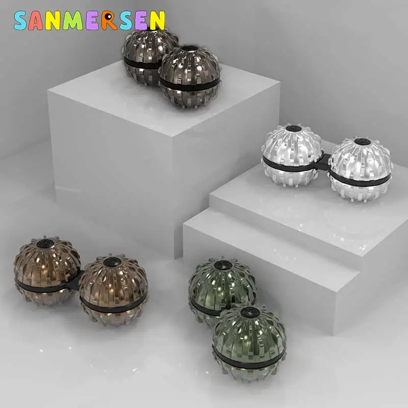 

Novelty Toys Alloy Hand Spinner Massaged Gyro Office Anti Stress Massager Hand Fitness Toys Adult Aged Fidget Rotation Gyro Toys