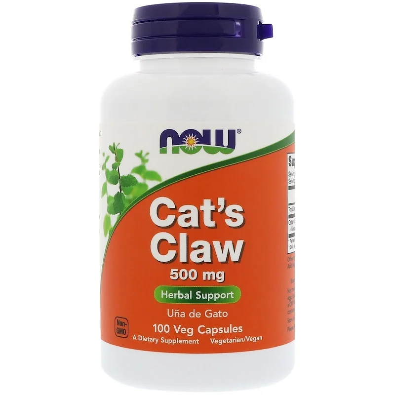 

Free shipping Cat's Claw 500 mg Herbal Support Una de Gato 100 Veg Capsules