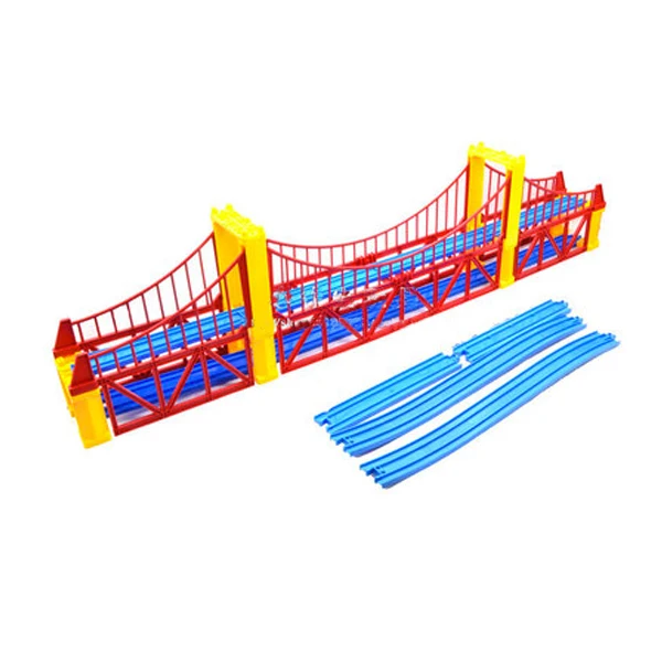 

D1036 suitable for electric train scene accessories (Double Bridge +8 straight track+2 climbing track) children's toys