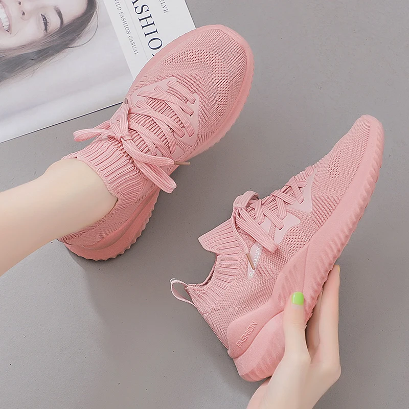 Hot Tenis Feminino Women Tennis Shoes Tenis Blancos Hard-Wearing Rubber Jogging Shoes For Female Flats Woman Outdoor Sport Shoes