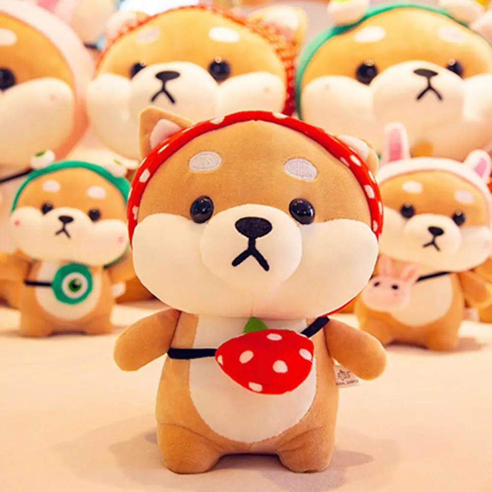 25 см мультфильм корги Акита собака плюшевая кукла игрушка Диван стул подушка для