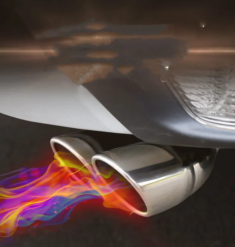 Автомобильный глушитель выхлопных газов из нержавеющей стали от 1 до 2 двойная