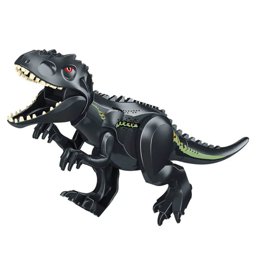 

Jurassic World Large Building Block Dinosaur Building Blocks Dinosaur Assembling Toys Miniature Rex Tyrannosaurus