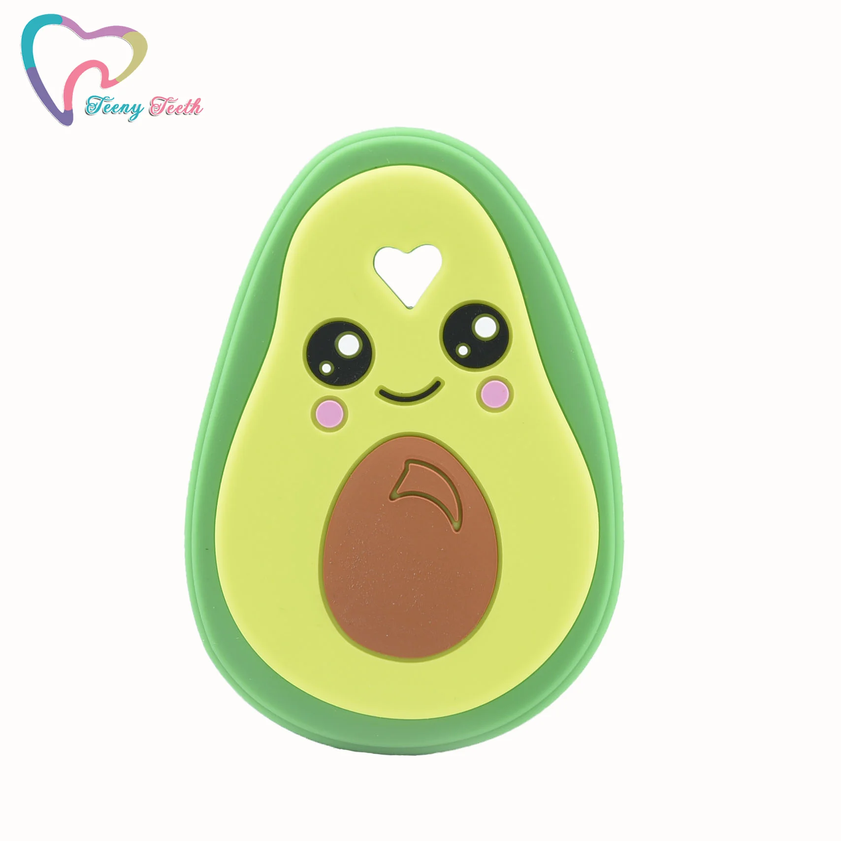1 предмет Детские силиконовый Прорезыватель для зубов мультфильм авокадо Еда