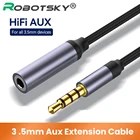 Аудиокабель с разъемом 3,5 мм для автомобильных ноутбуков, ПК, женский, внешний разветвитель, кабель с вызовом, стерео аудио удлинитель, кабель Aux