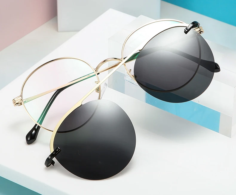 

Sunglasses WomenNew Polarized Clip On Glasses Sunglass