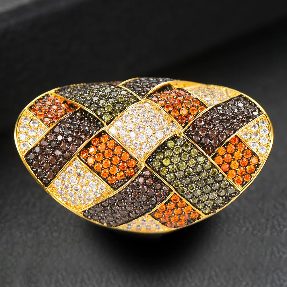 GODKI Trendy Twist Cross Wrap Ring for Women Multicolor Cubic Zircon Finger Rings Beads Charm Ring Bohemian Beach Jewelry