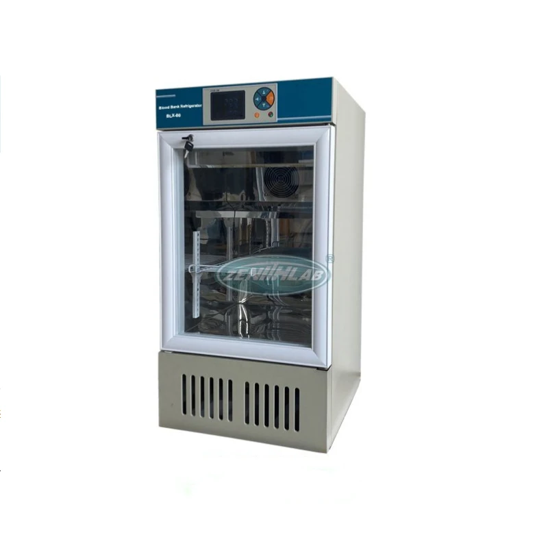 

Blood Bank Medical Insulin Blood Cooler Refrigerator BLX-80 High&Low Temperature Alarm Capacity 80L Electronic Incubator 220V