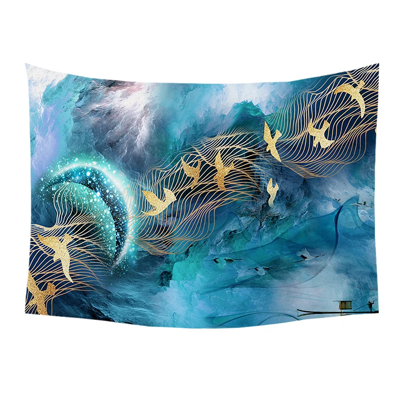 

Pattern Tapestry Aesthetic Wall Hanging Decor Home Bedroom Tapestry Blanket Art Room Carpet Happy Christmas Decoration