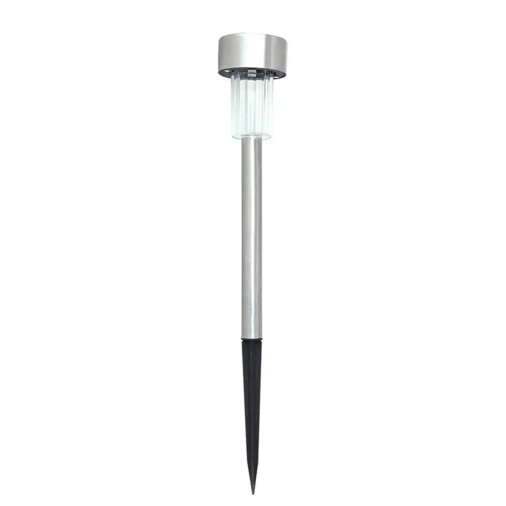

24pcs Stainless Steel Garden Buried Light Outdoor Waterproof Solar Power LED Lawn Lamps for Courtyard Warm White/Colorful Light